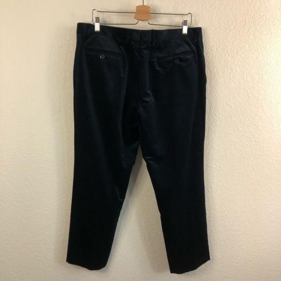 Etro Velvet Straight Leg Trousers Dotted Polka Dot - Picture 7 of 11